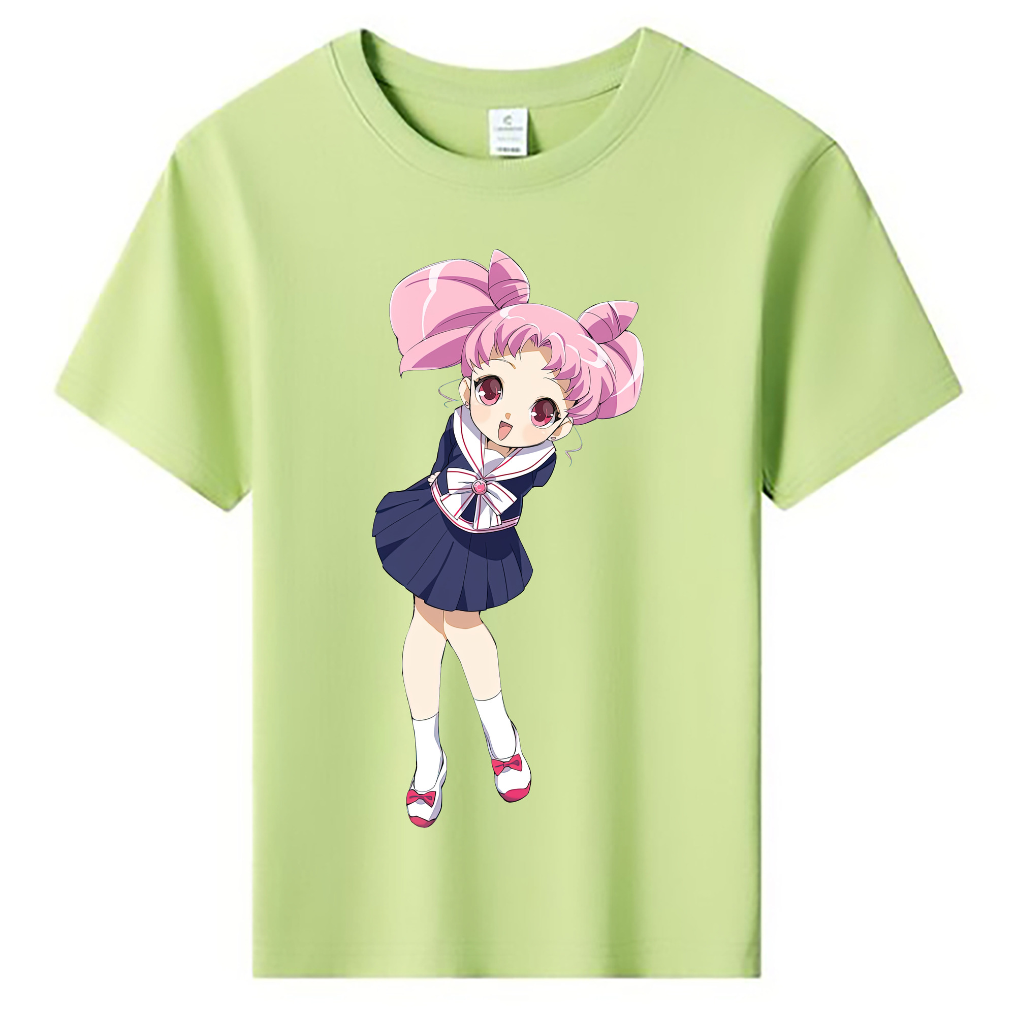 （画像用） 美少女戦士セーラームーン ちびうさ Sailor Moon Chibiusa Tsukino Usagi Small Lady Serenity 綿100％キッズTシャツ（フロントプリント）